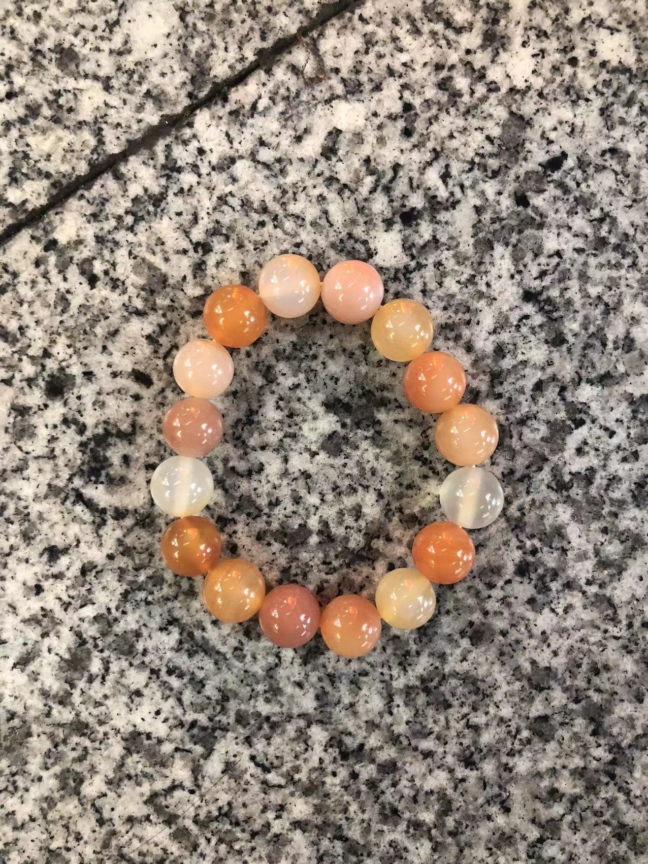 Natural agate bracelet