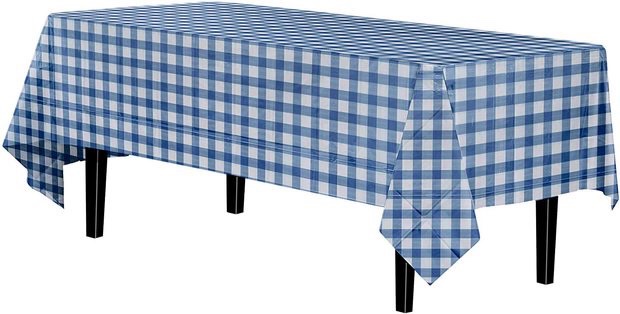 厂家直销Peva桌布派对桌布一次性格子桌布 红格子蓝格子 尺寸137*274CM详情图5