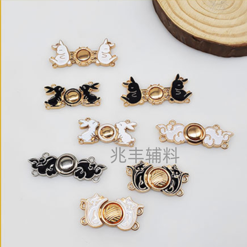 对扣/收腰扣子/金属对扣细节图