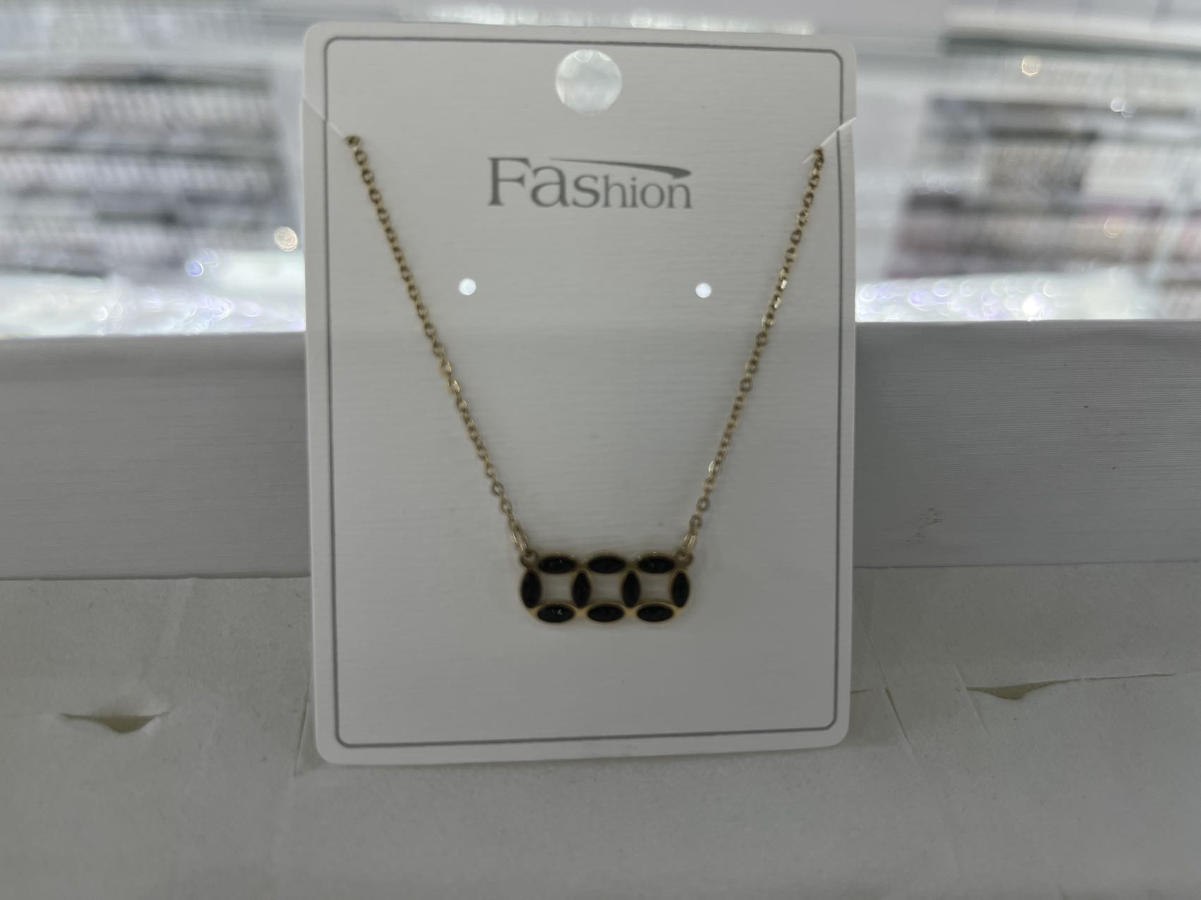 钛钢圆形方孔铜钱串项链国潮商品