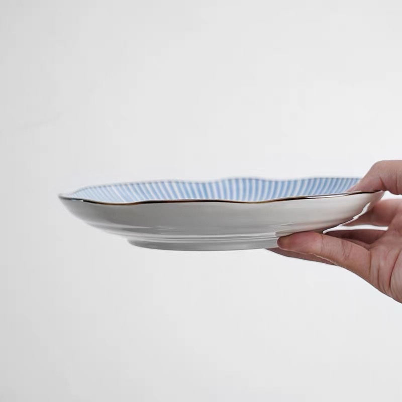 美浓烧日本陶瓷餐具套装 碗盘 家用简约盘子碗组合详情图4