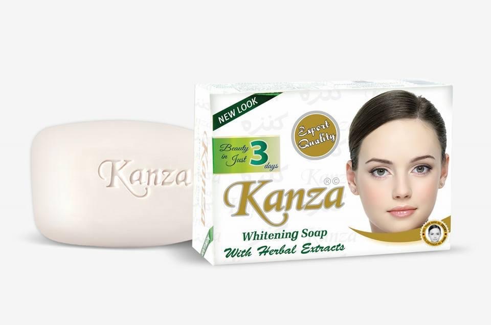 KANZA香皂纯白清香嫩肤去鸡皮植物精华香皂图