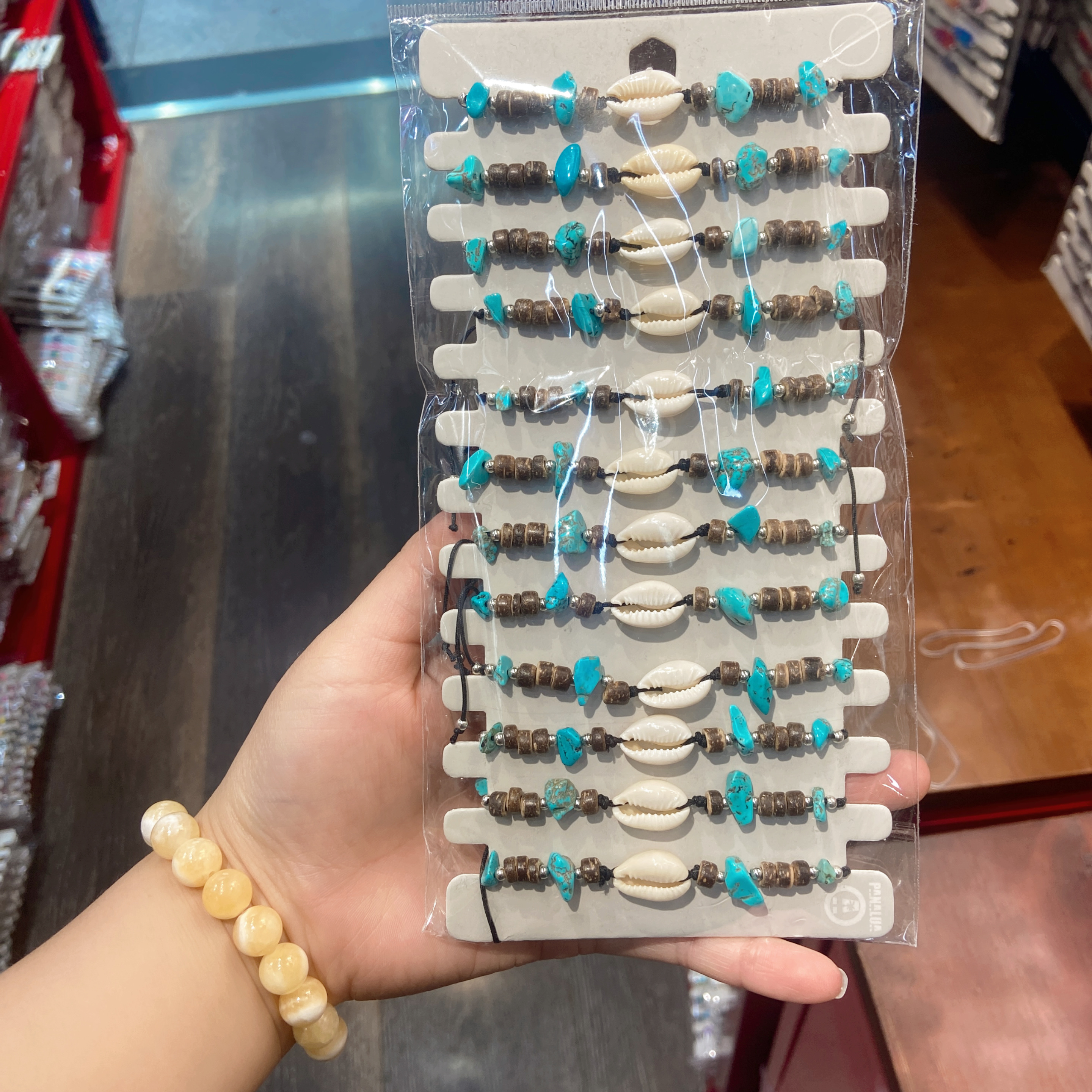 椰壳碎石手串时尚手链女士饰品优雅首饰简约百搭款礼物