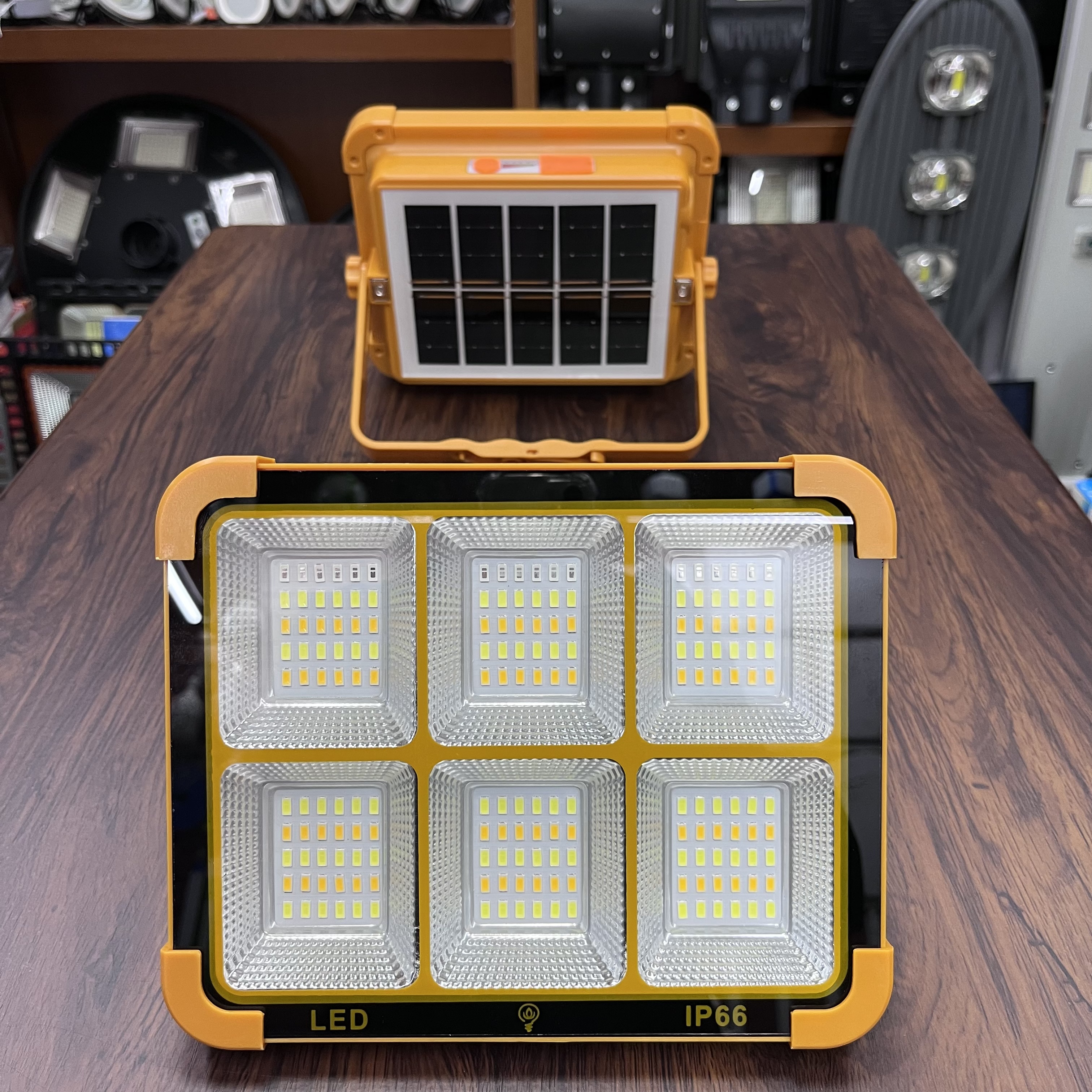 Solar-powered portable lamp Application Scenario