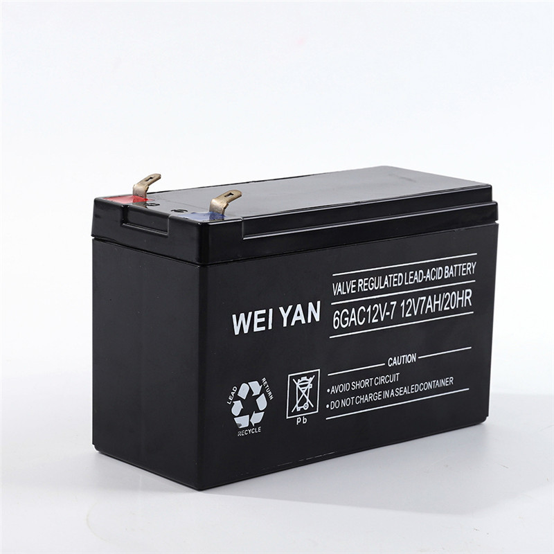 WEI YAN12V7A battery DC screen lead-acid battery maintenance-free UPS DC screen lead-acid battery Specification image