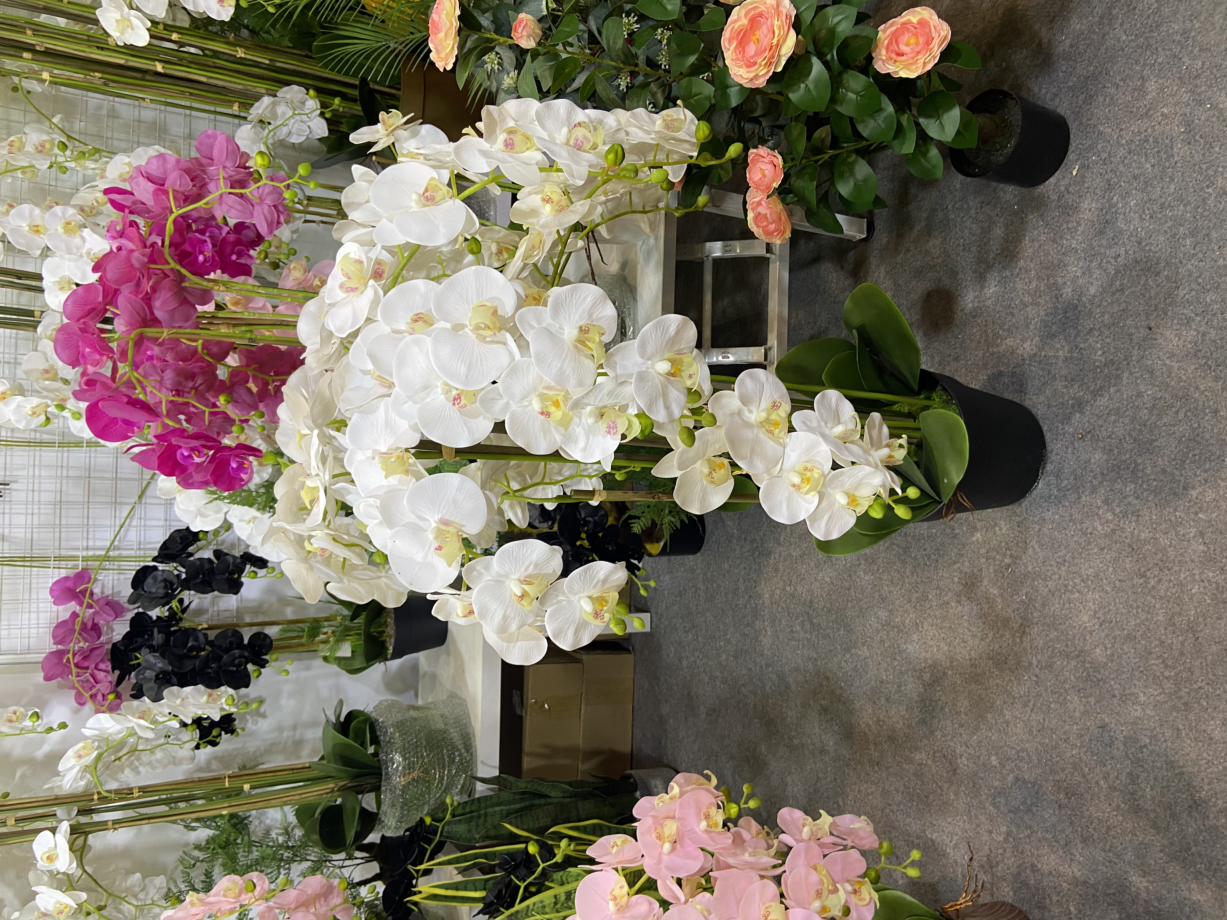 Artificial potted Phalaenopsis Specification image