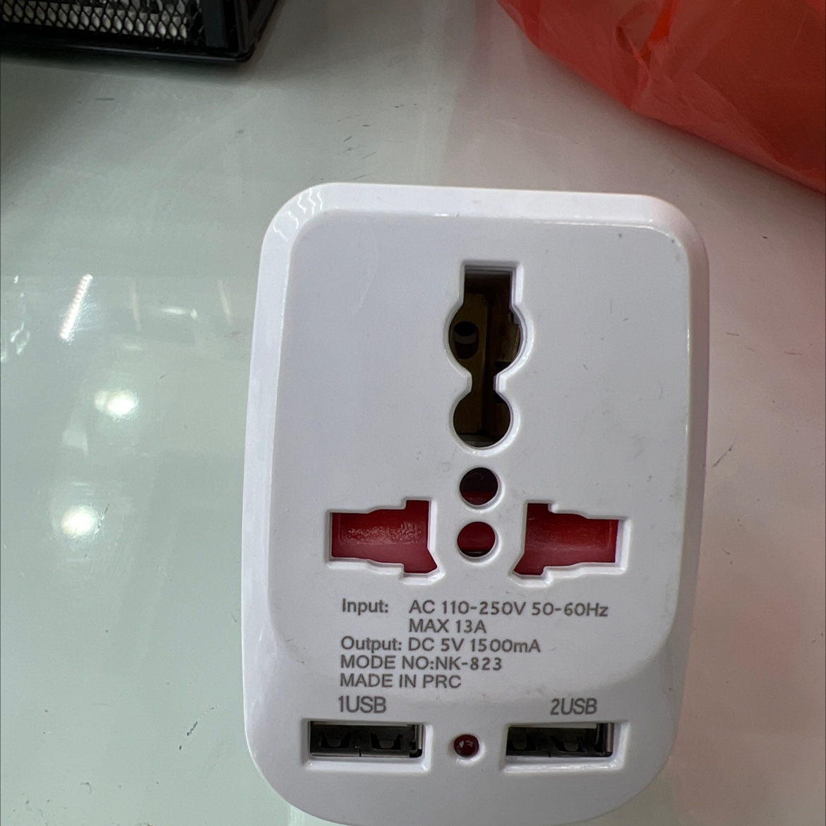 3216 usb转换插头13A