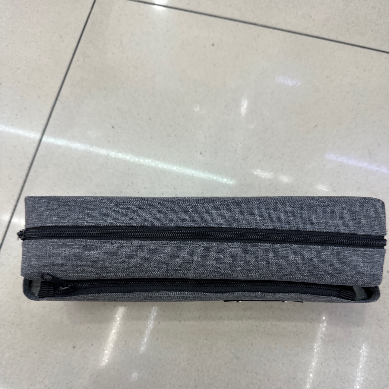 Men's double-layer pen case with lining 7944 Specification image