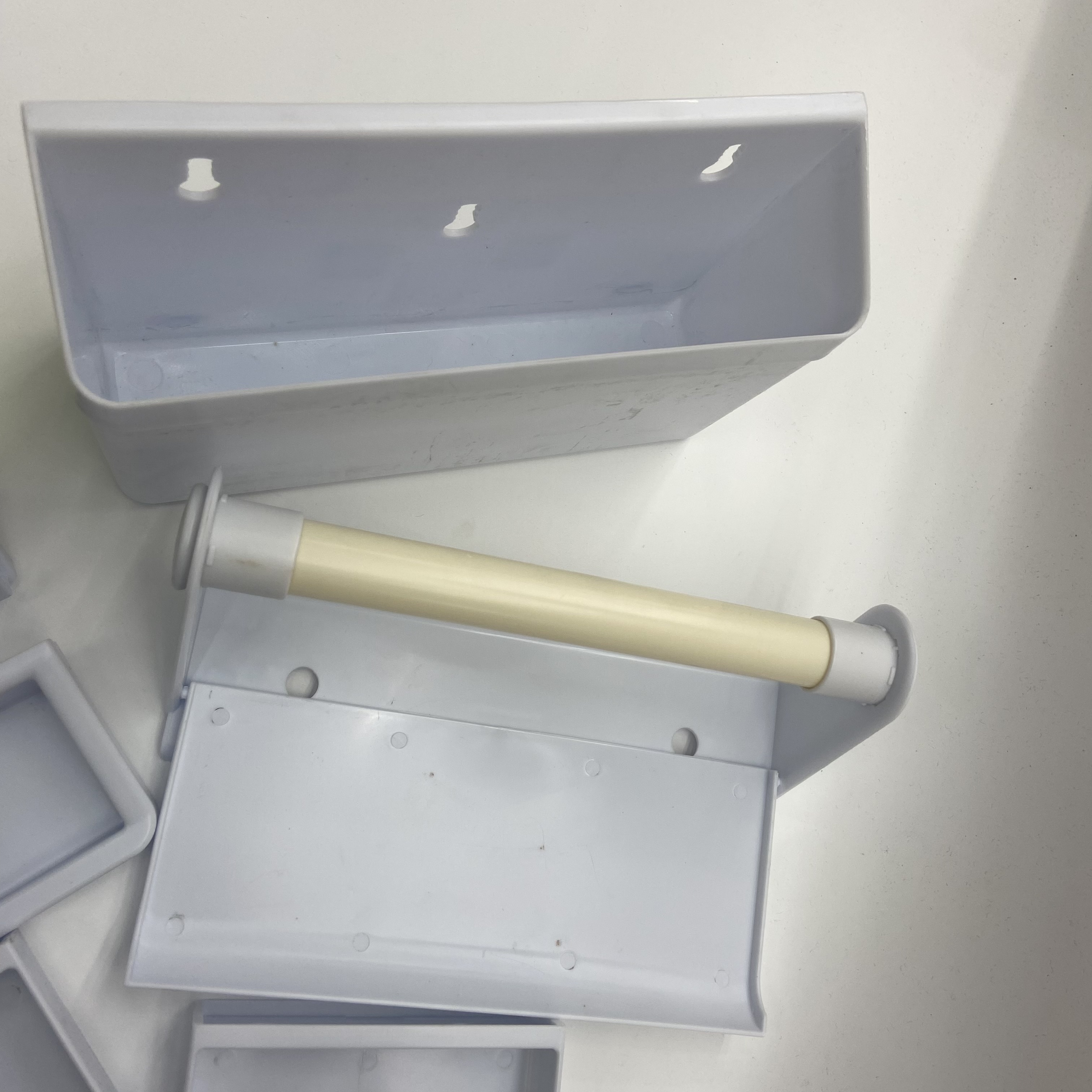 Bathroom and kitchen wall-mounted storage boxes without drilling holes, kitchen and bathroom storage racks details Picture