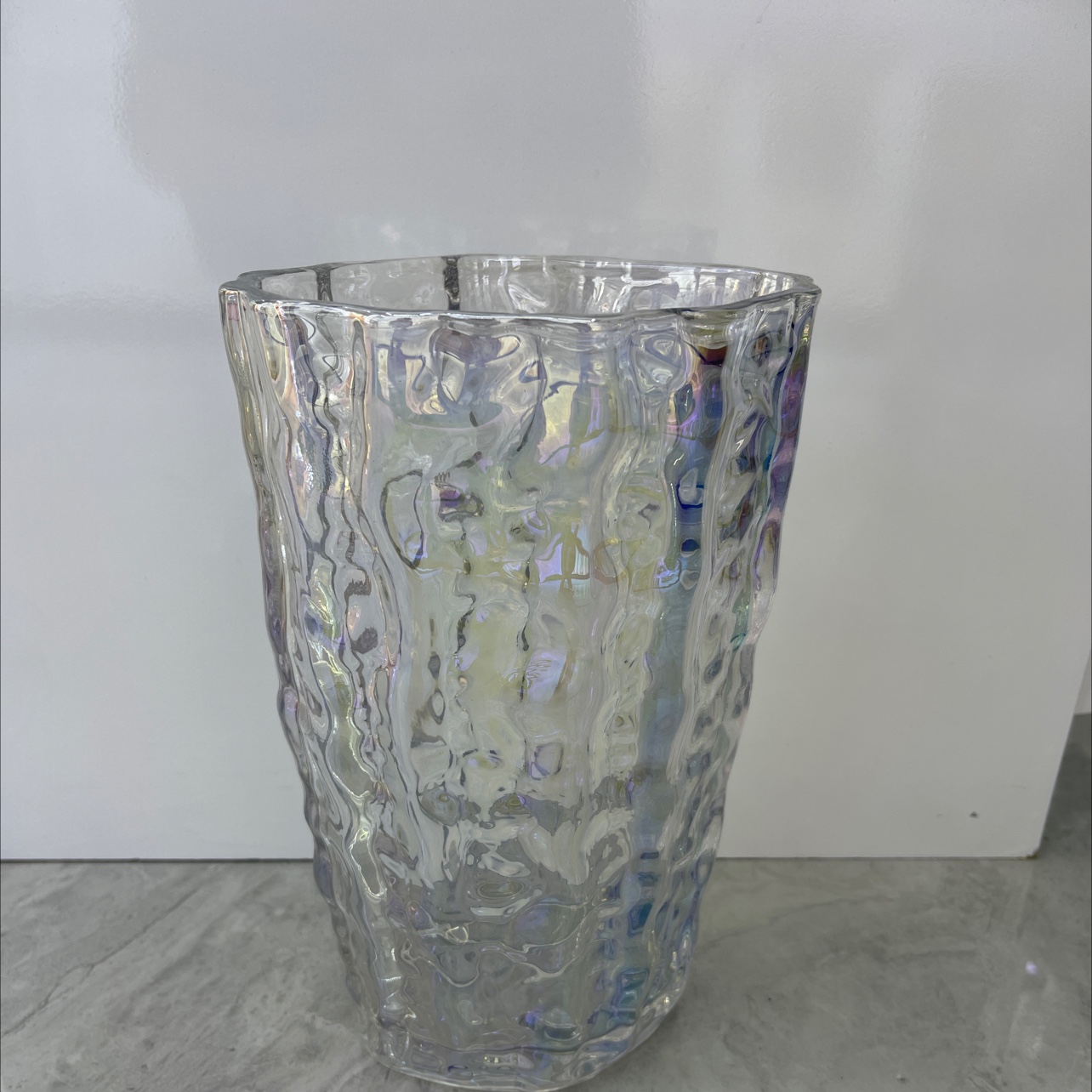 国际商贸城荣山玻璃透明水晶玻璃养花富贵竹花瓶摆件荣山玻璃040