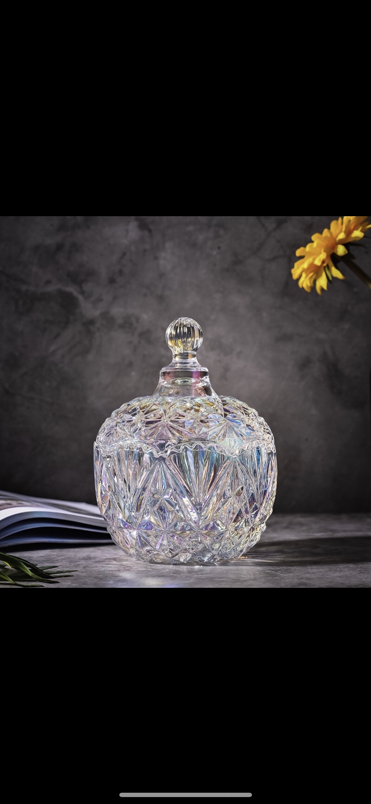 水晶玻璃/香薰/糖缸香薰细节图