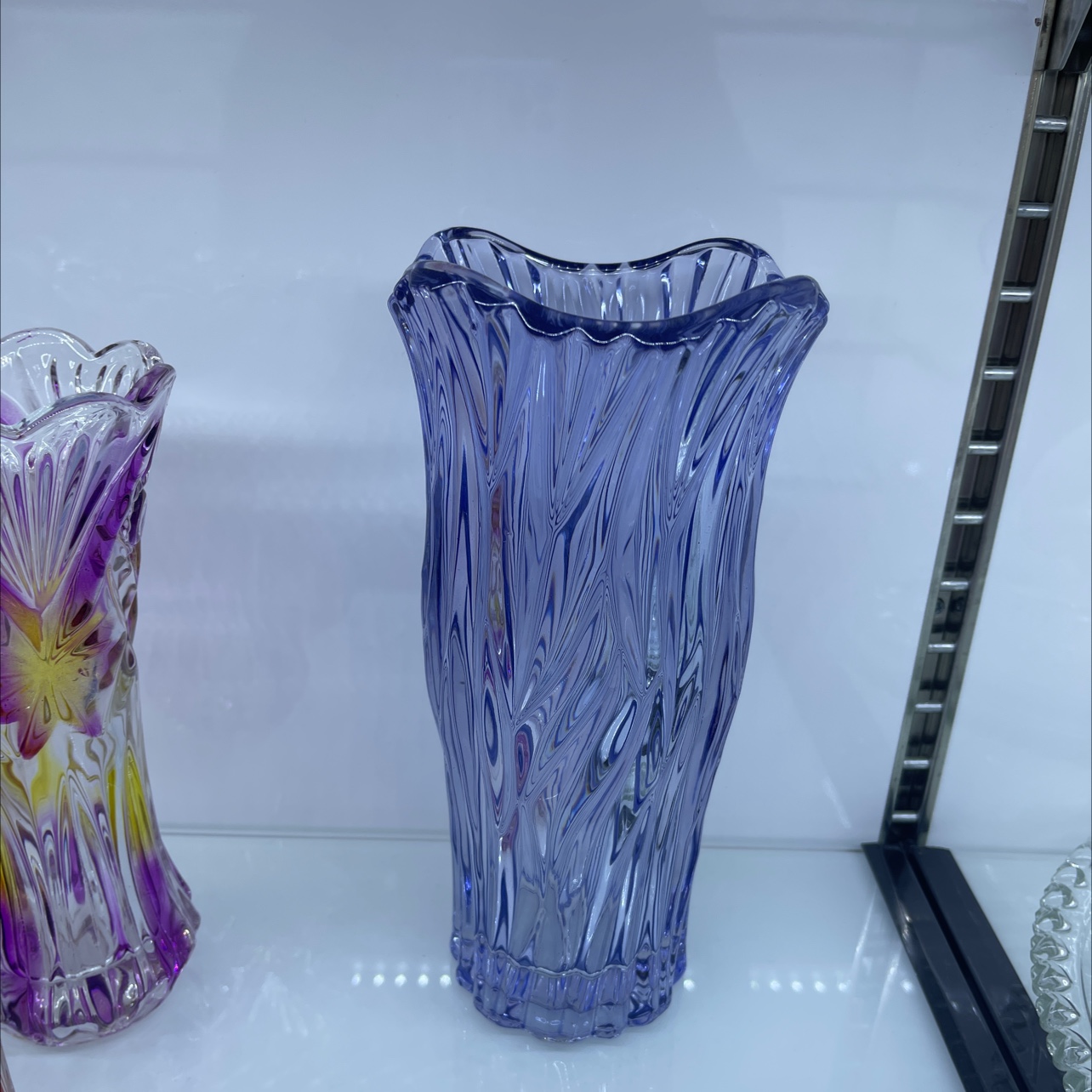 国际商贸城荣山玻璃透明水晶玻璃养花富贵竹花瓶摆件荣山玻璃057