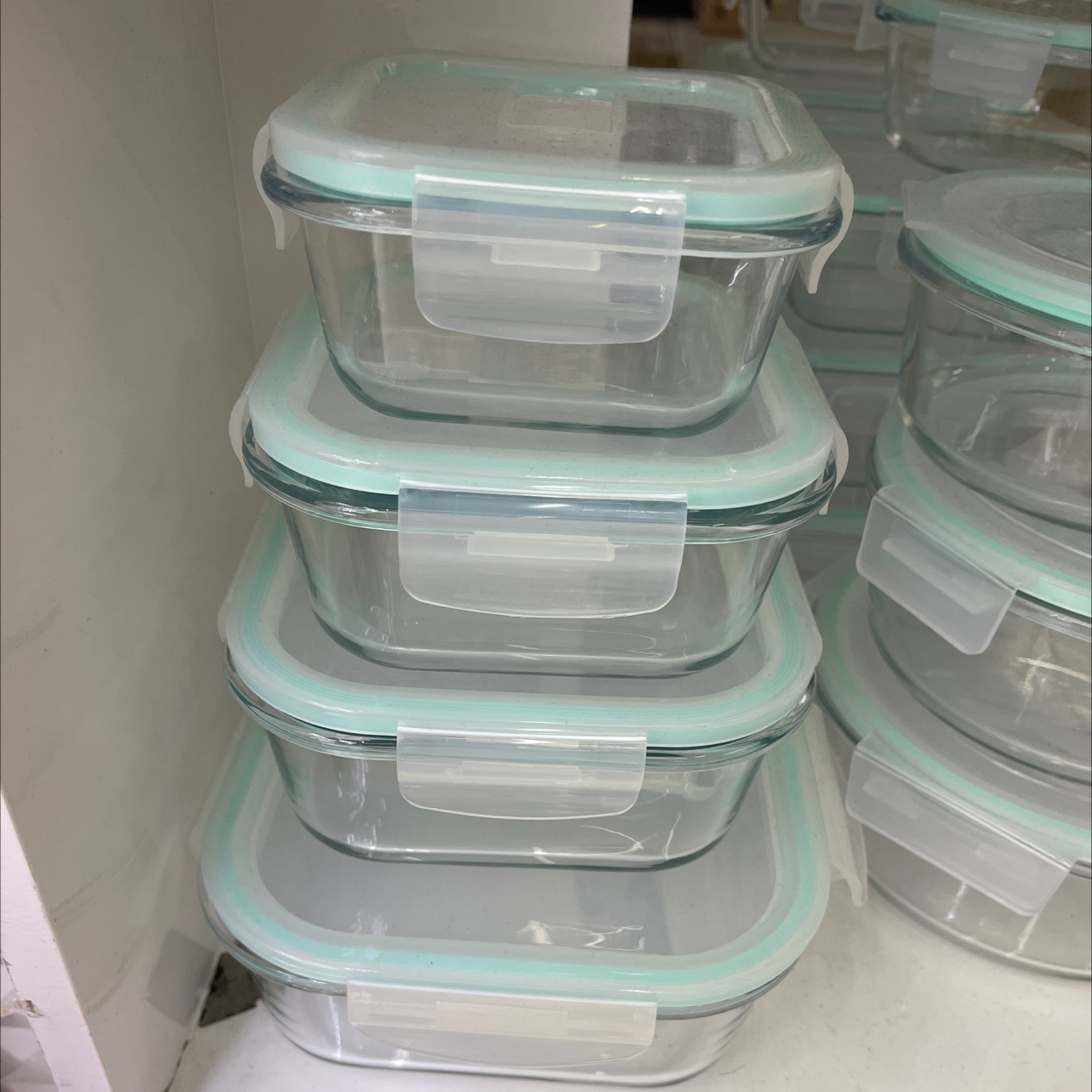 玻璃保鲜盒/饭盒菜盒产品图