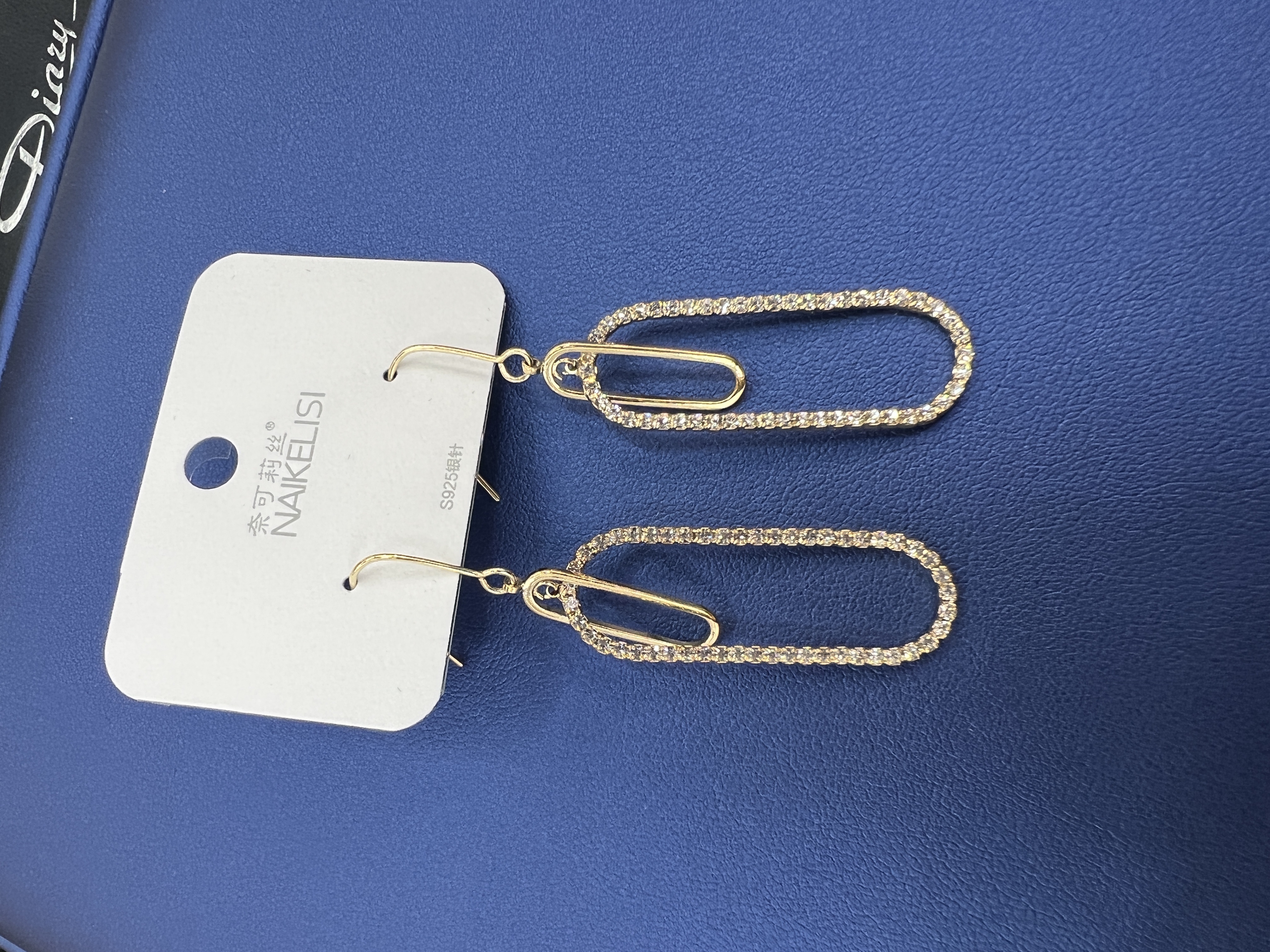 Korean-style fashionable zircon earrings Specification image