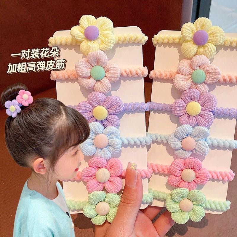 高弹力不伤发/布艺可爱发绳/糖果色系萌趣细节图