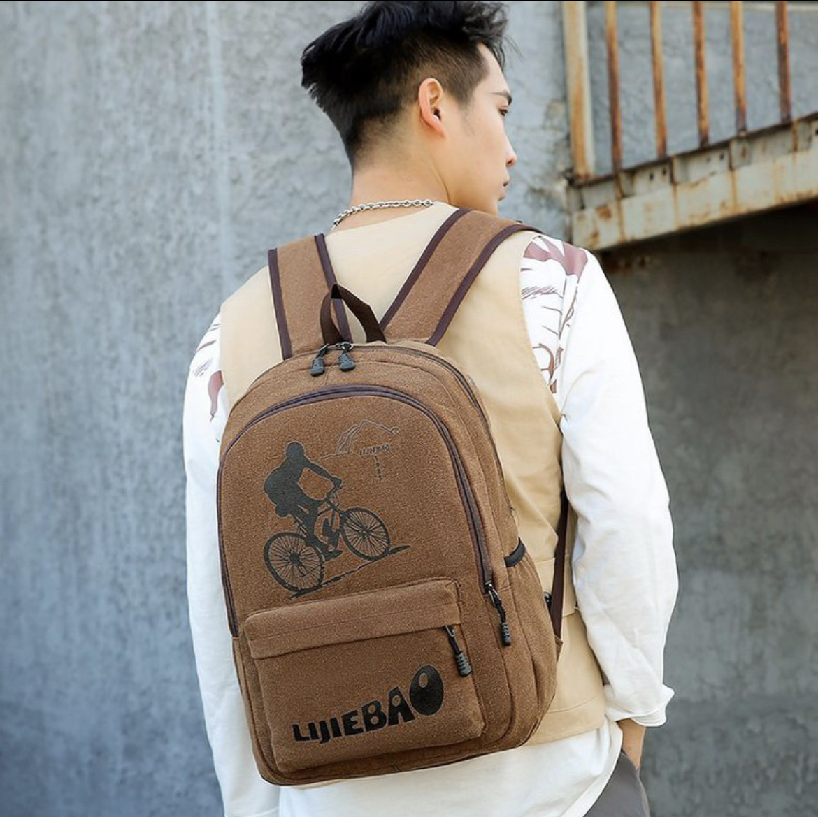 帆布包/帆布背包/双肩背包产品图