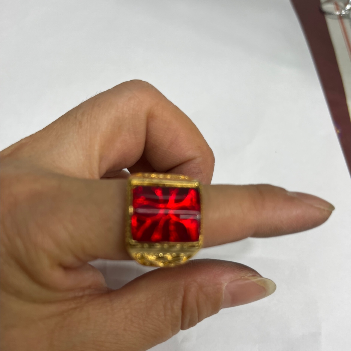 流行饰品/铜材质/戒指细节图