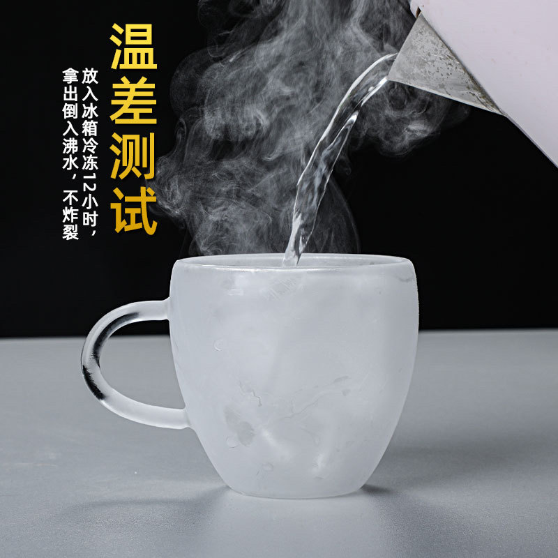 高硼硅玻璃/双层杯/爱心产品图