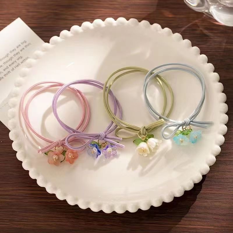 七彩饰品2023年新款时尚精致百搭韩版头绳，4色可选，55