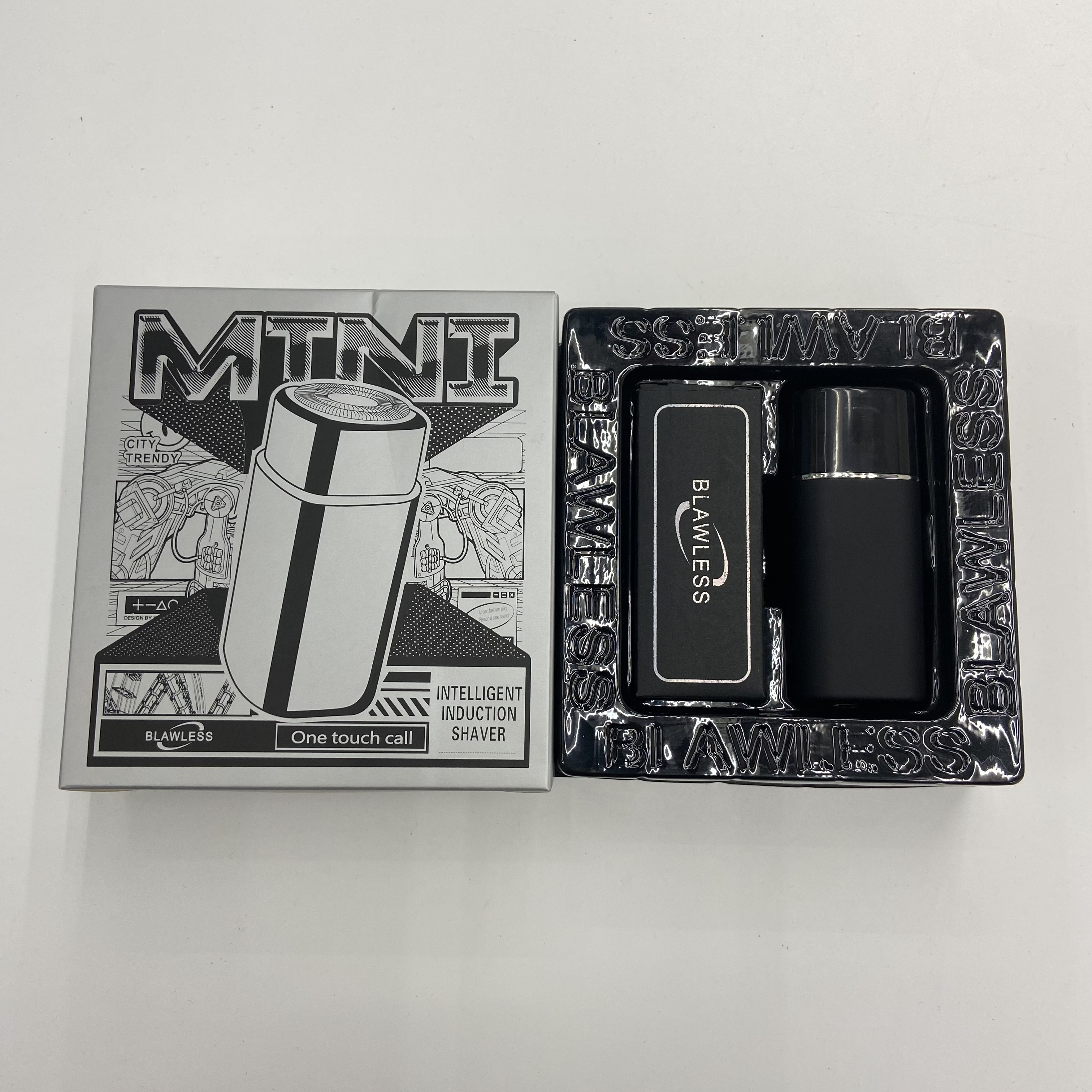 小适智能感应剃须刀电动男士充电全身水洗小巧便携式刮胡刀胡须刀