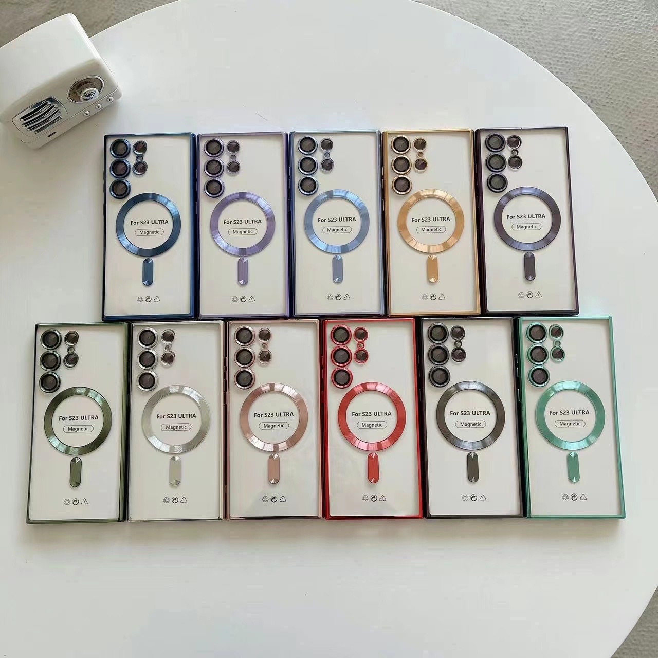 电镀磁吸款适用于iPhone手机壳Magsafe磁吸壳电镀磁吸壳 14Promax磁吸手机壳