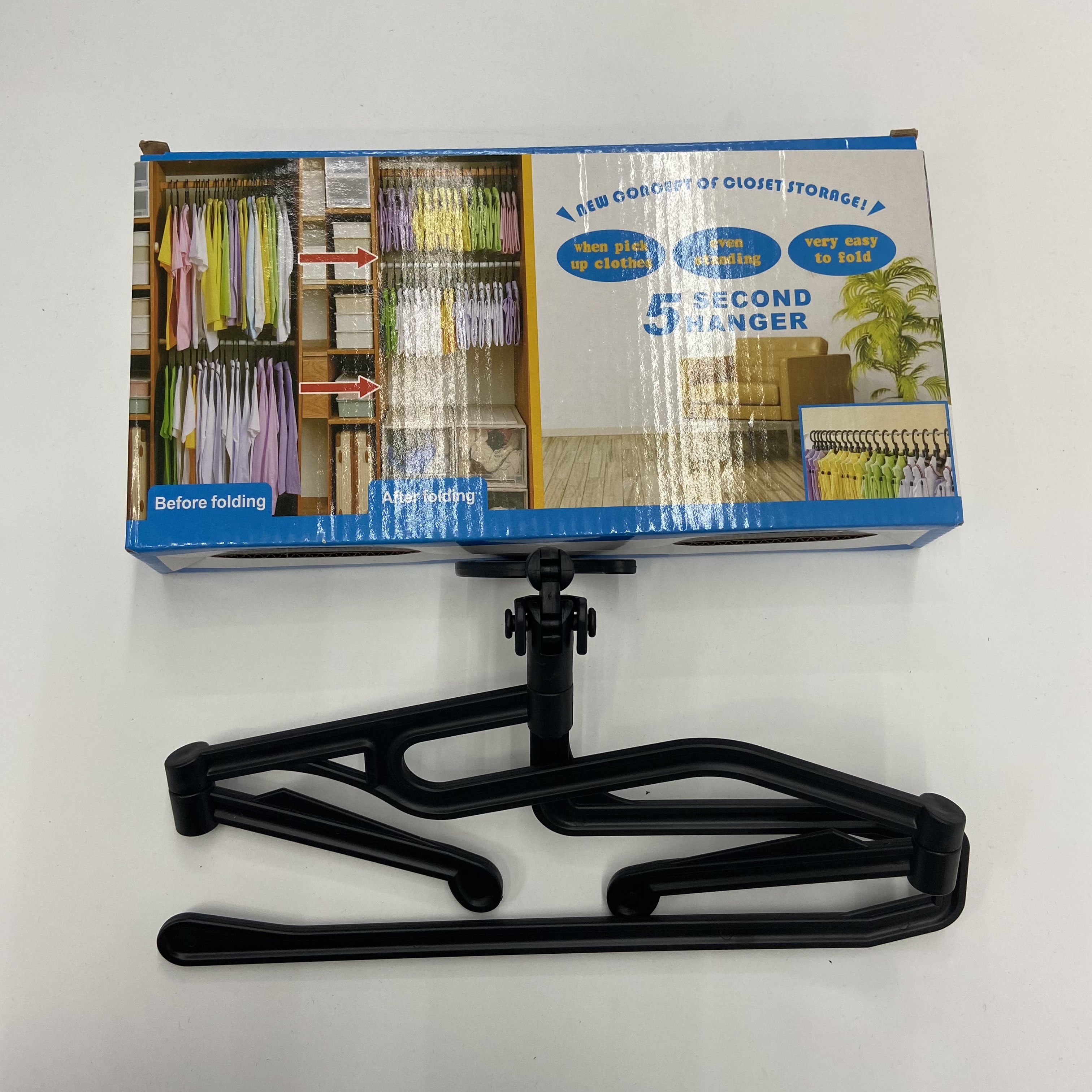 折叠魔术衣架家用挂衣多功能无痕宿舍用学生收纳神器衣挂衣撑防滑