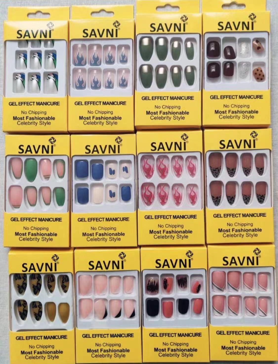 Manicure, handcrafted nails, fake nails with diamonds Item Picture