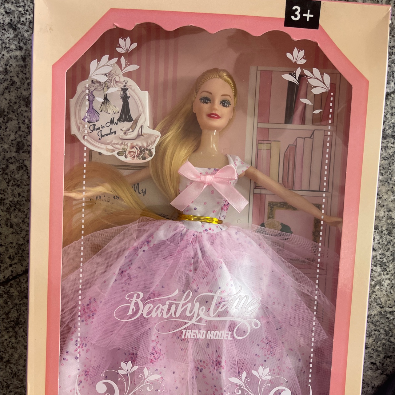 March 2023 New style of doll box. Specification image