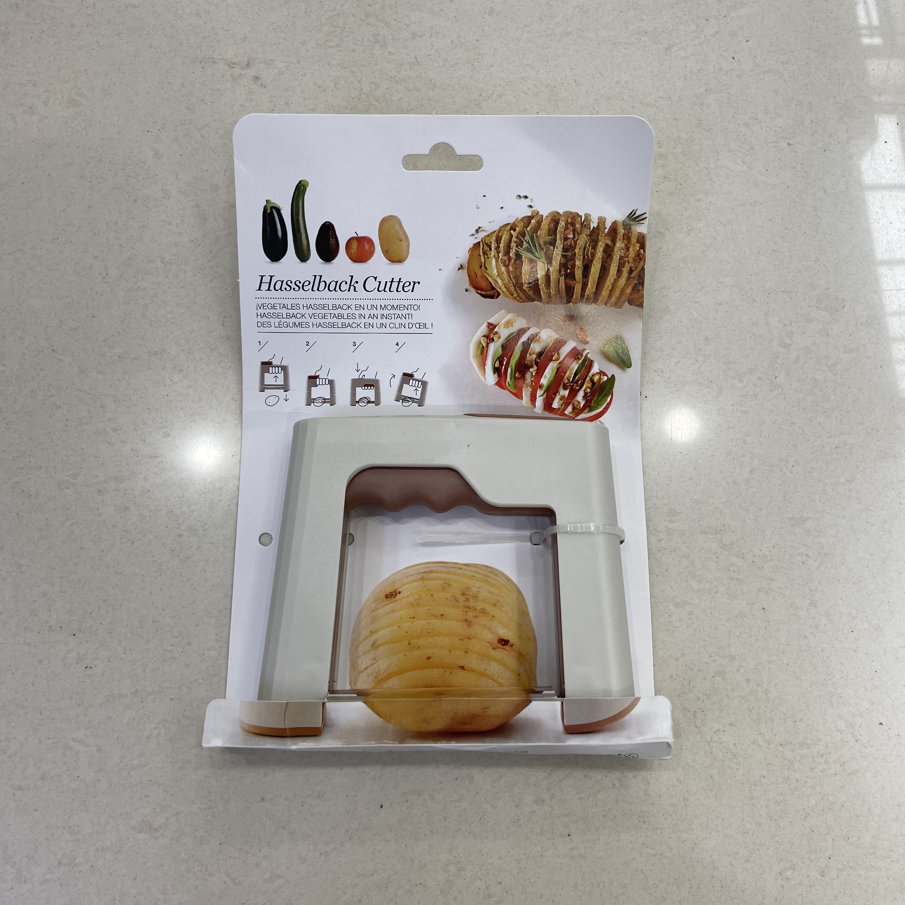 Handle-type vegetable cutter, potato slicer, kitchen household vegetable cutter, small kitchen tool