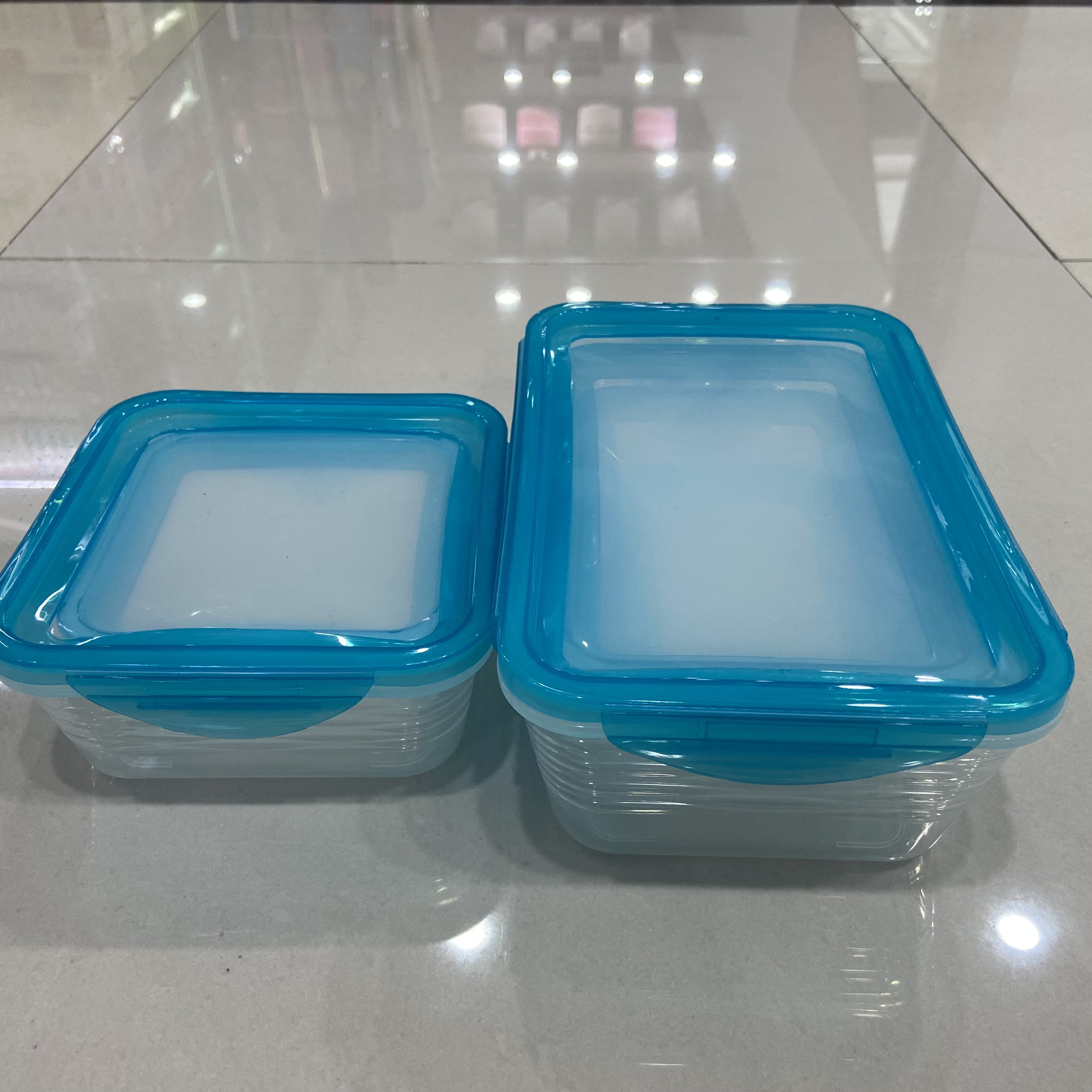 Silicone food storage box, household food-grade square large-capacity refrigerator storage box, freezer box Specification image