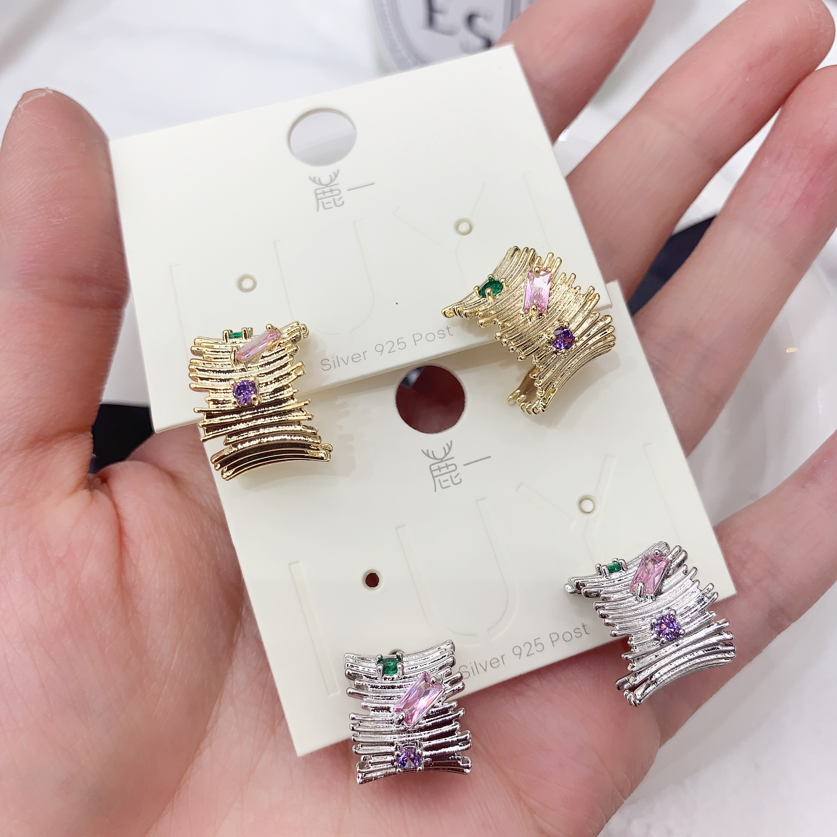 C圈个性彩锆耳圈