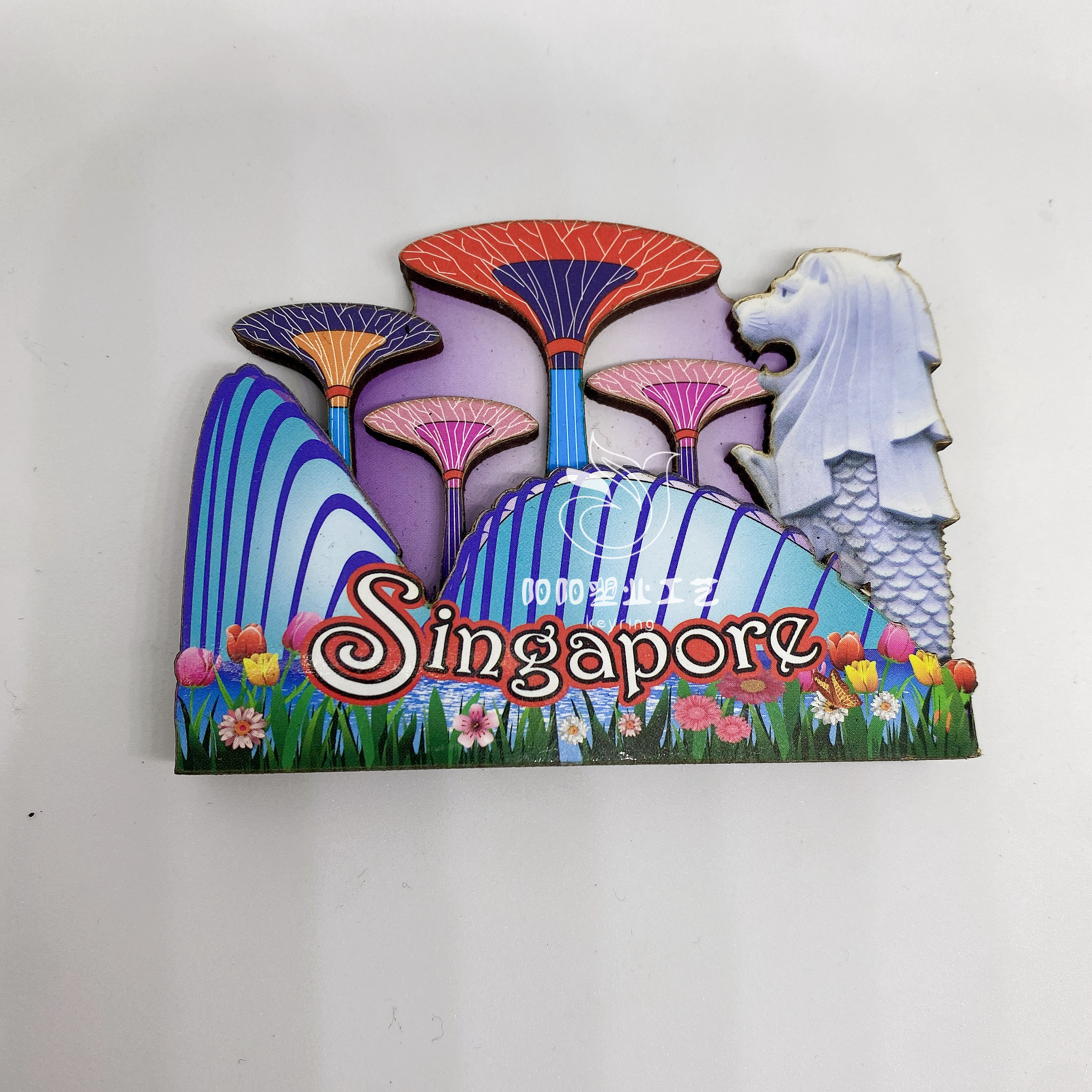 Custom-made wooden resin refrigerator stickers for scenic spots and cities are selling well on cross-border e-commerce platforms in a three-dimensional and multi-layered way details Picture