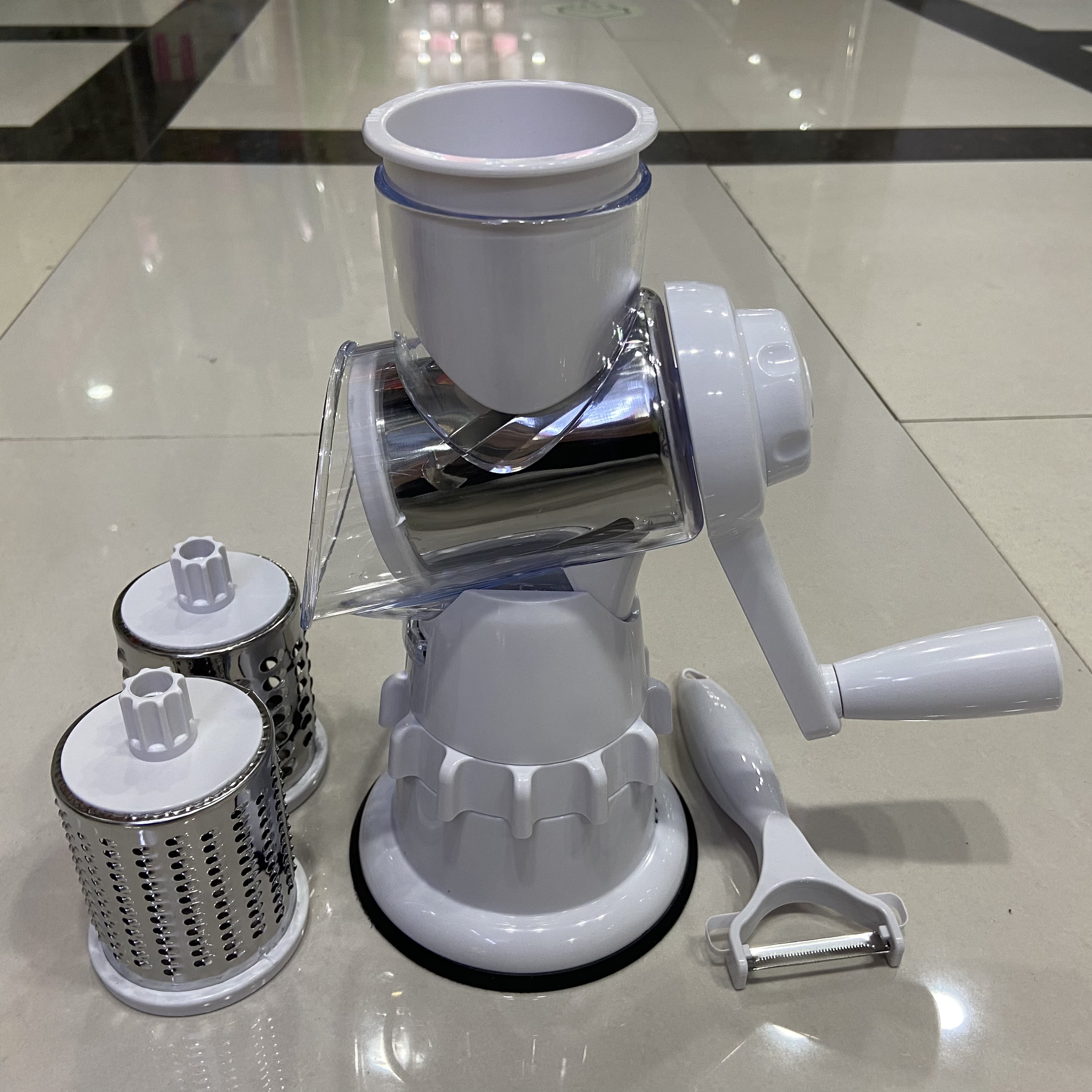 Vegetable cutter, multi-functional manual shredder, kitchen fruits, potato chips, kitchenware details Picture