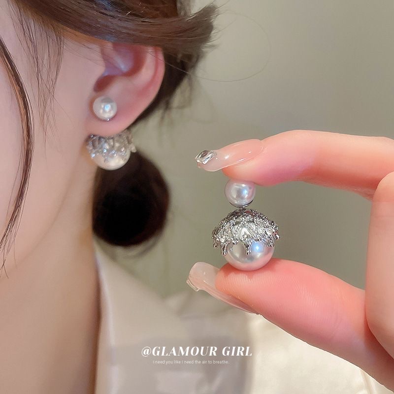 925 Silver Ear rings for women, fashionable and elegant, anti-allergy ear buckles, new Korean version earrings 403 Application Scenario