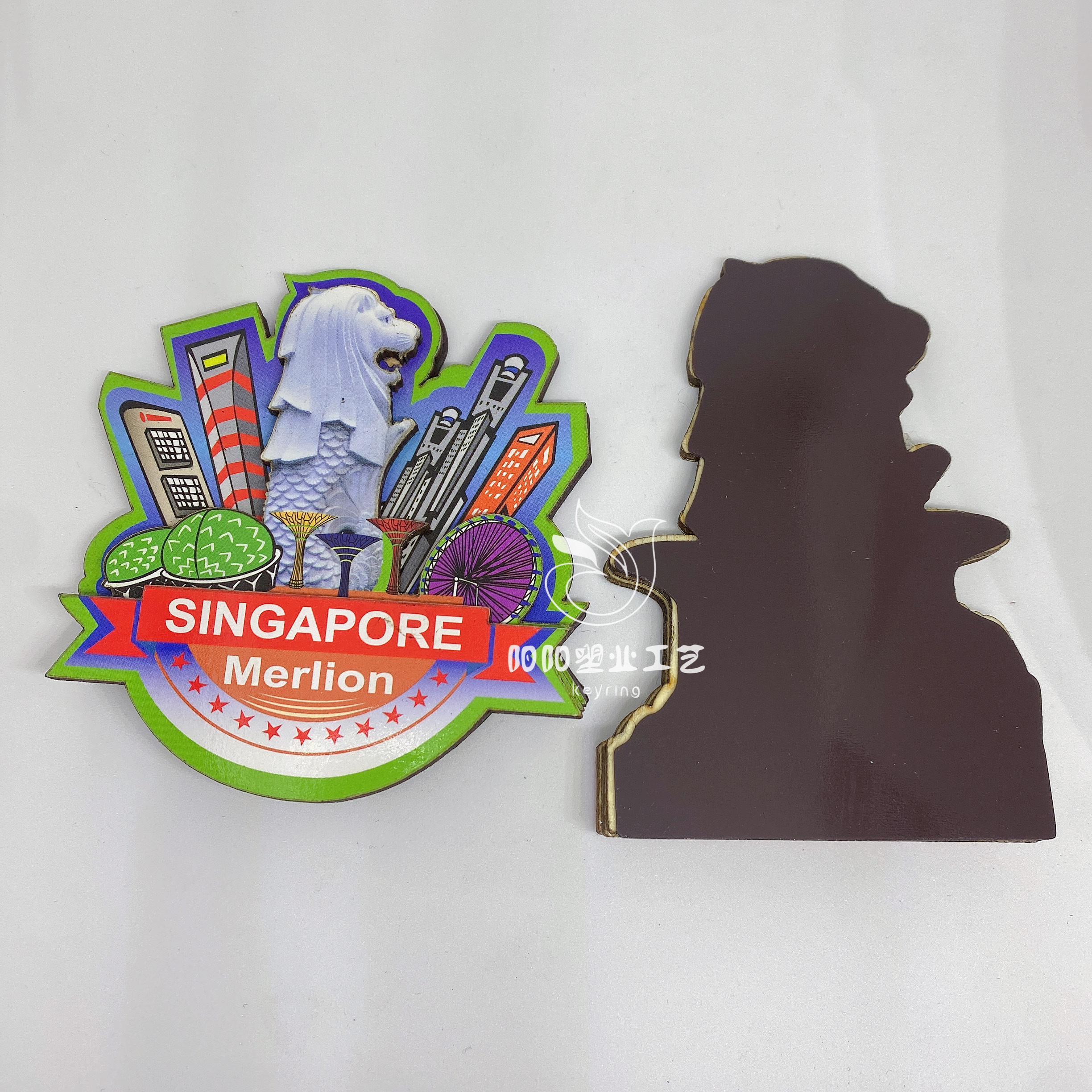 Custom-made wooden resin refrigerator stickers for scenic spots and cities are selling well on cross-border e-commerce platforms in a three-dimensional and multi-layered way Item Picture