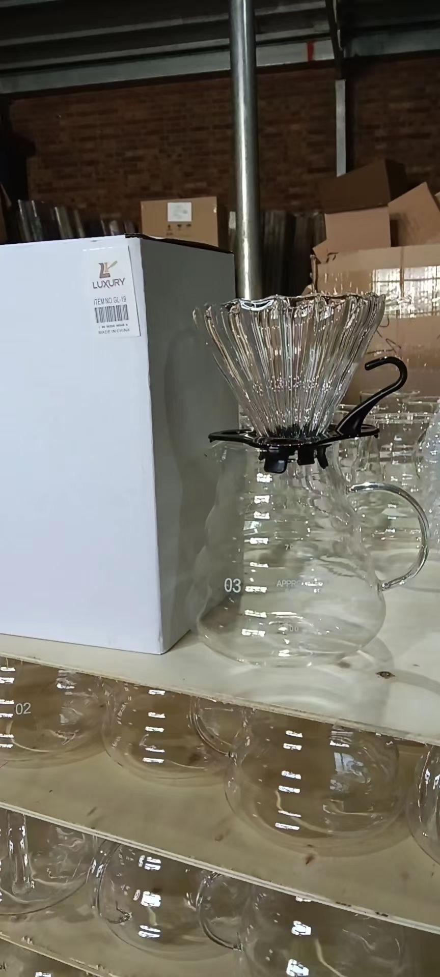 螺纹滴滤式自磨手冲咖啡壶套装
