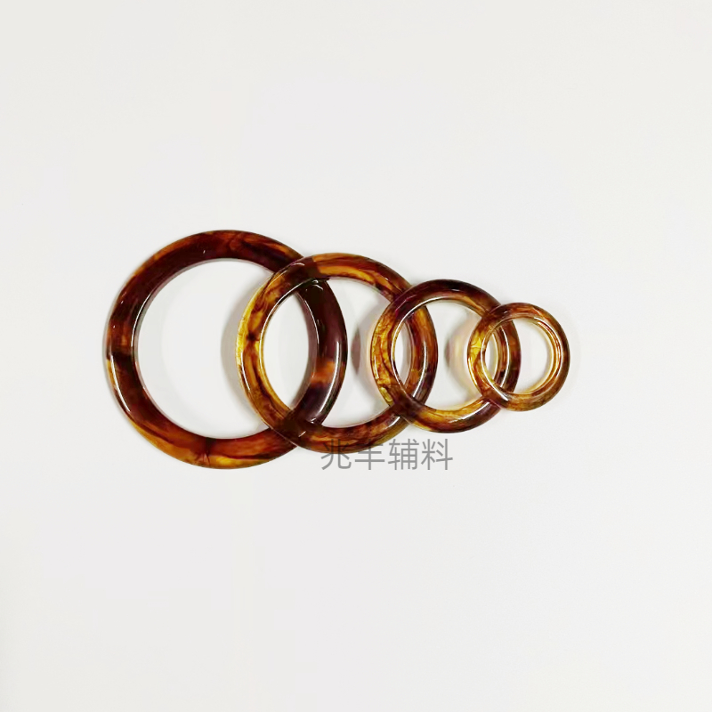 树脂腰扣/泳衣扣子/花纹圆圈细节图