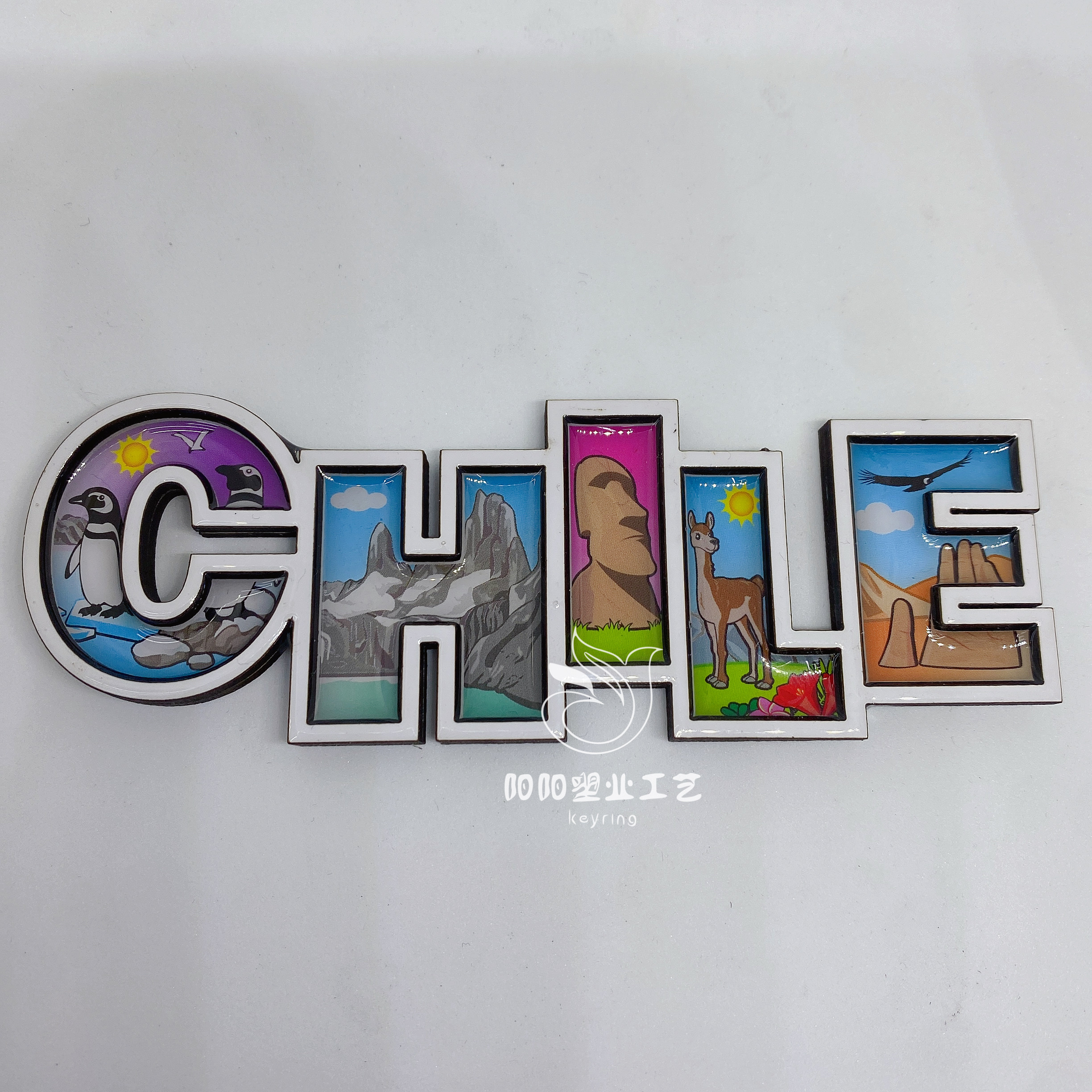 Pegamento del refrigerador pegamento del refrigerador de madera 3D multicapa atracción turística regalo personalizado negocio fuente fábrica Application Scenario