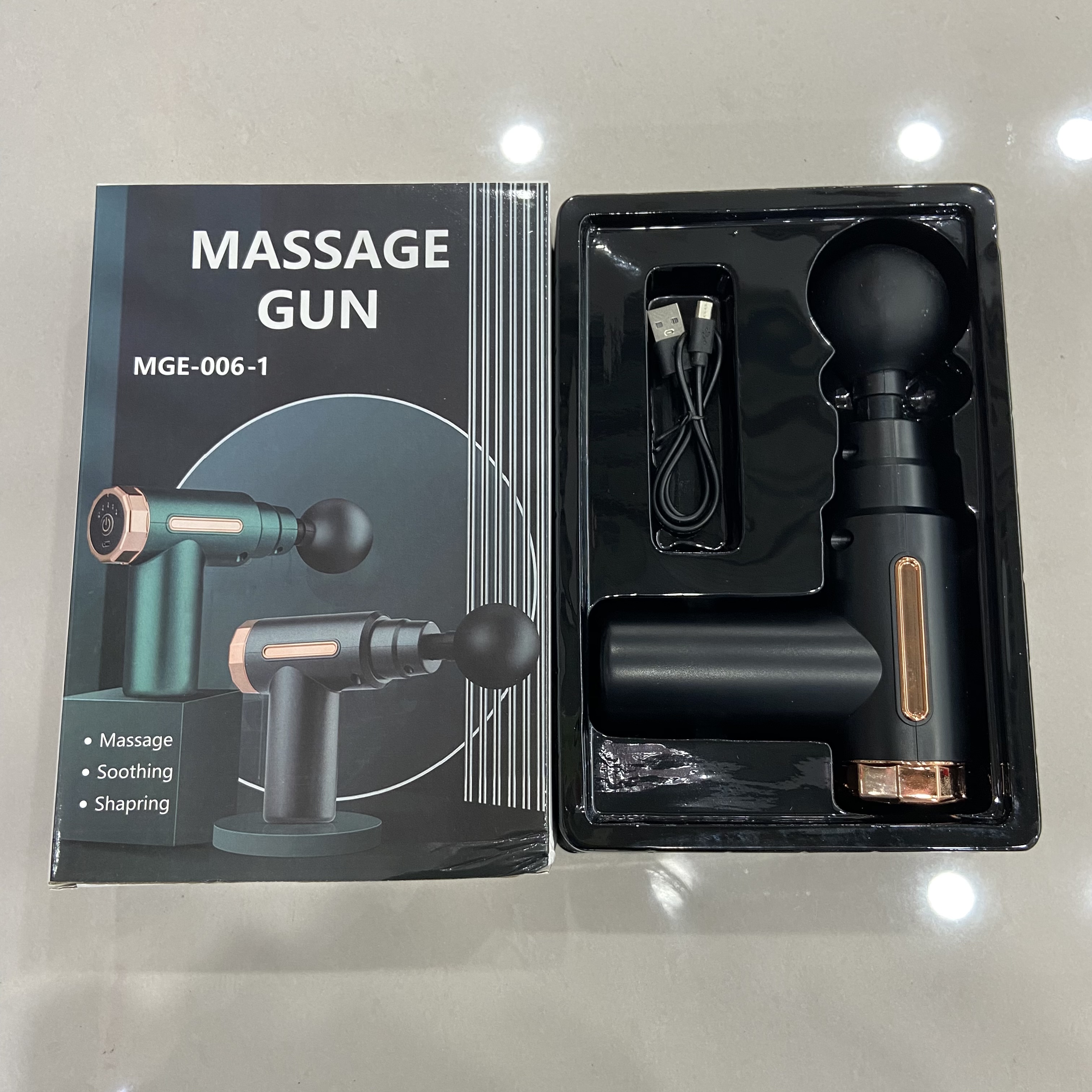 迷你便携健身肌肉放松颈椎按摩器筋膜枪 