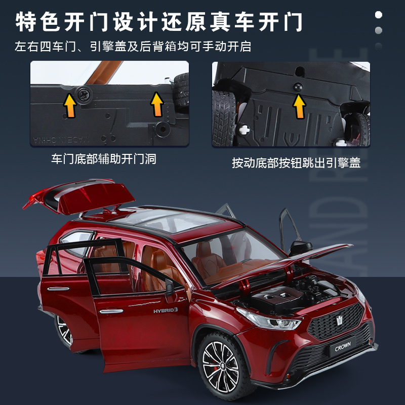 1:24 عربة قطار الشارع ذات التاجات الأرضية، علبة سداسية بسباكة من طراز Zy338080 Specification image