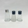 锥型玻璃瓶香薰瓶透明磨砂铝盖螺纹图