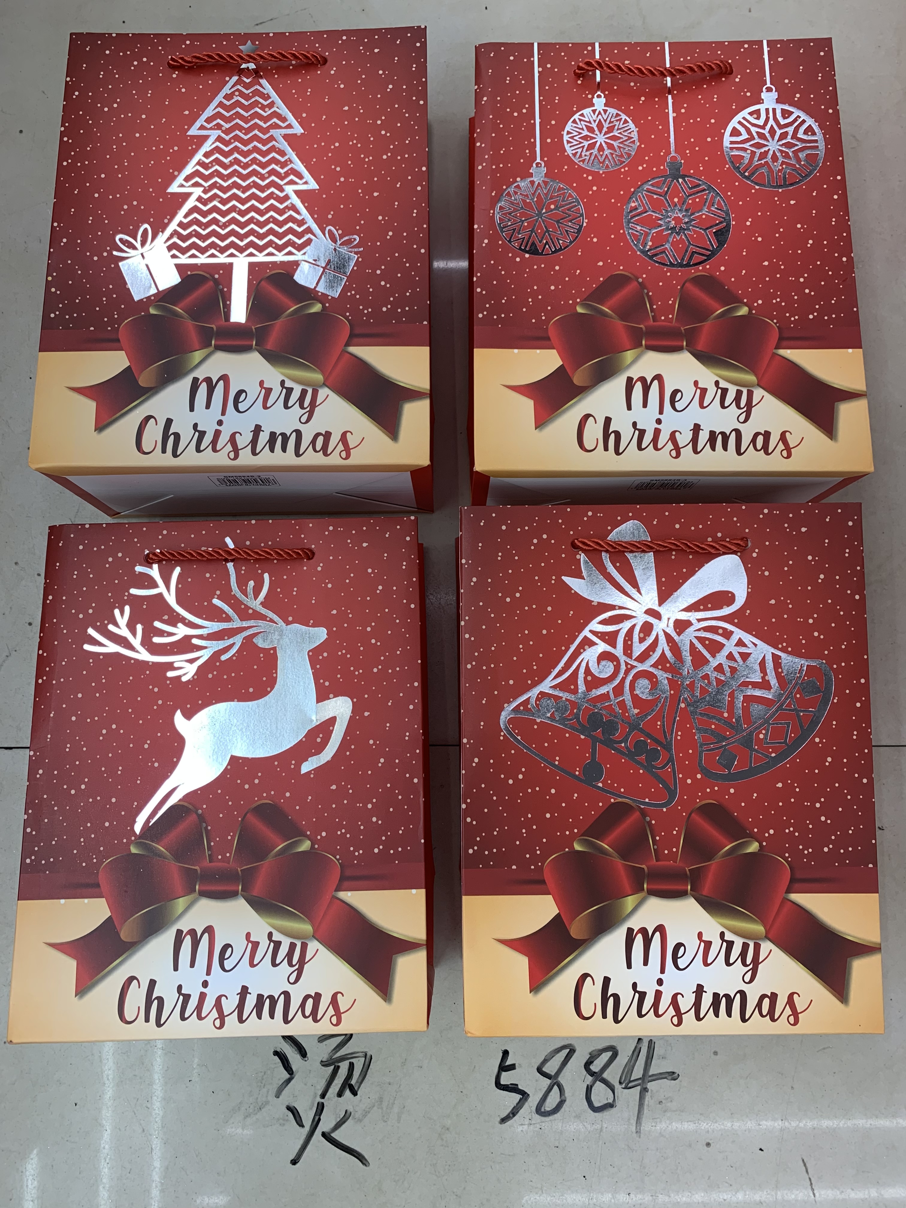 纸袋/圣诞袋/纸袋礼物袋细节图