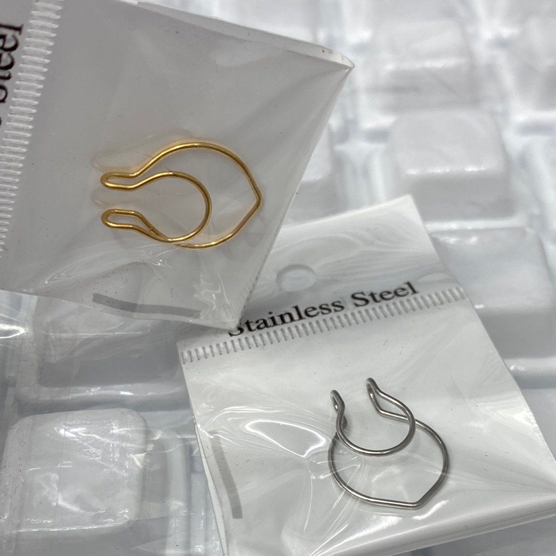 穿刺鼻饰实物图