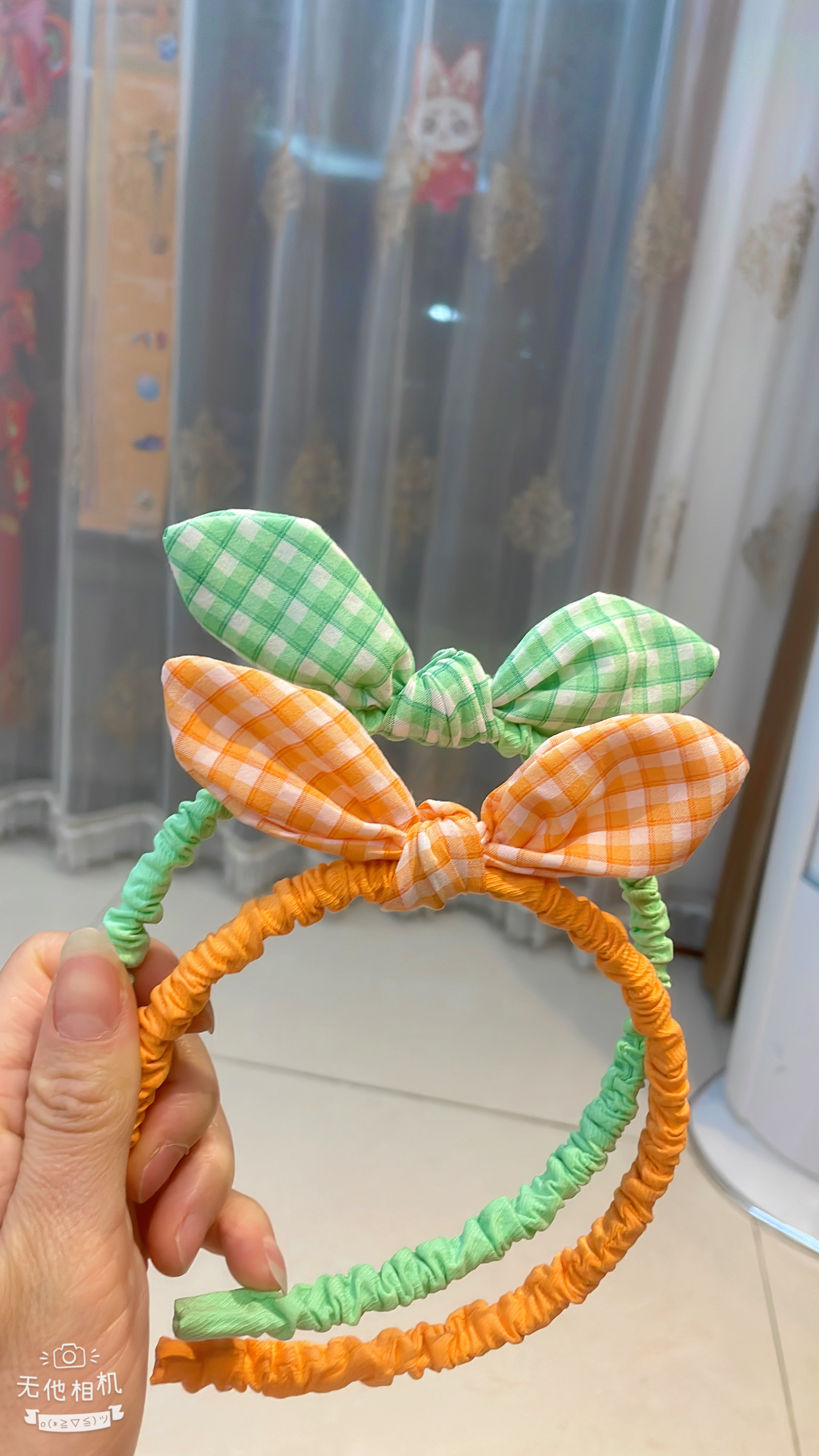 Rabbit ear fabric hair band Specification image