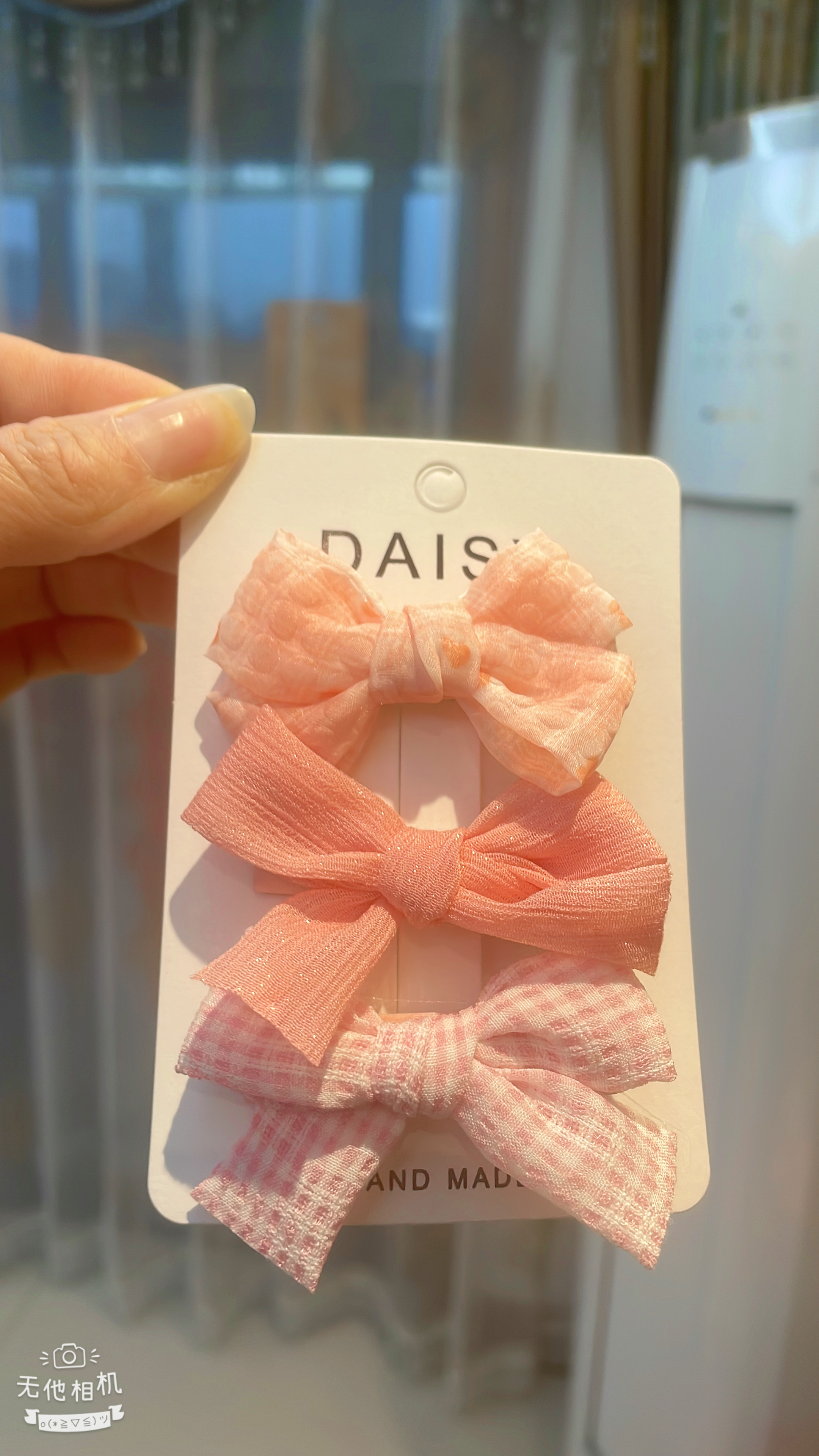 Handmade bow clip details Picture