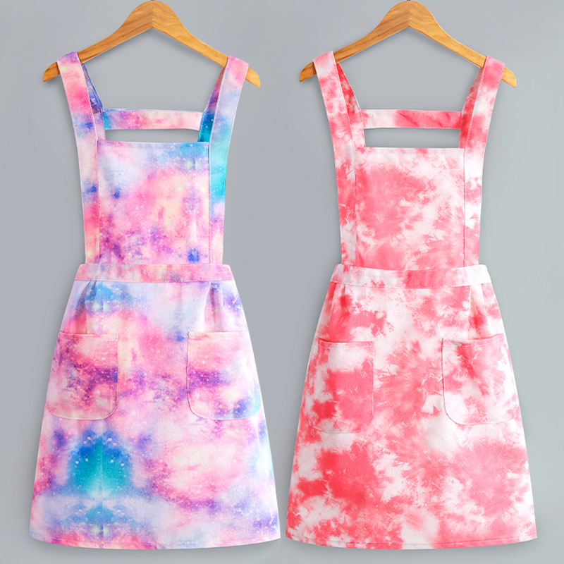 The 2022 new style of apron is a popular summer thin, stylish, cute and durable work uniform for women's dining