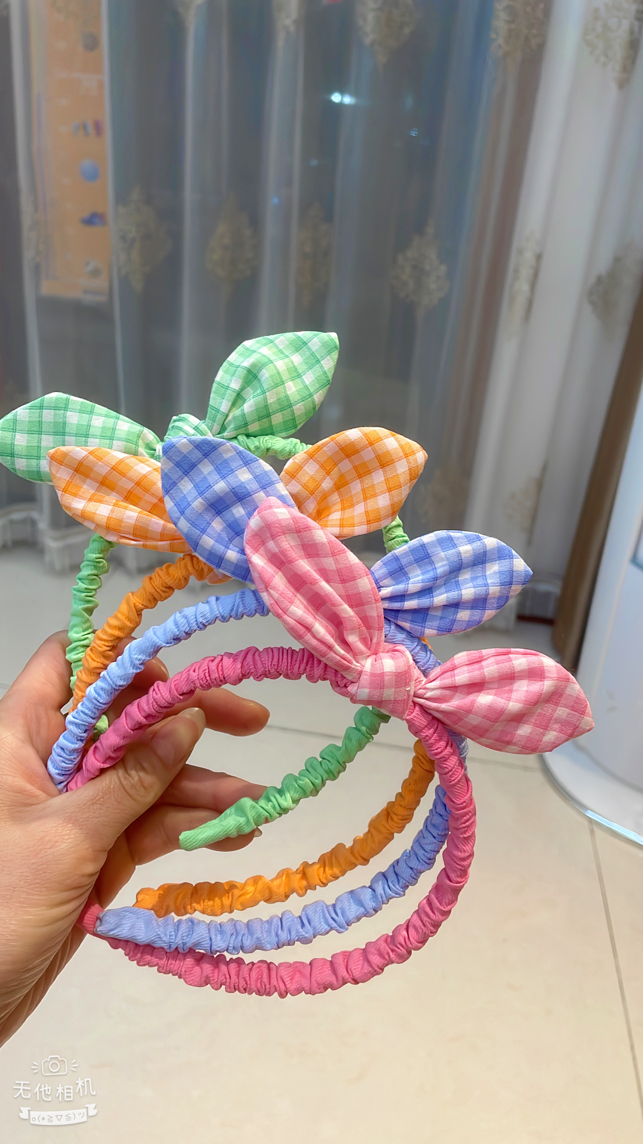 Rabbit ear fabric hair band