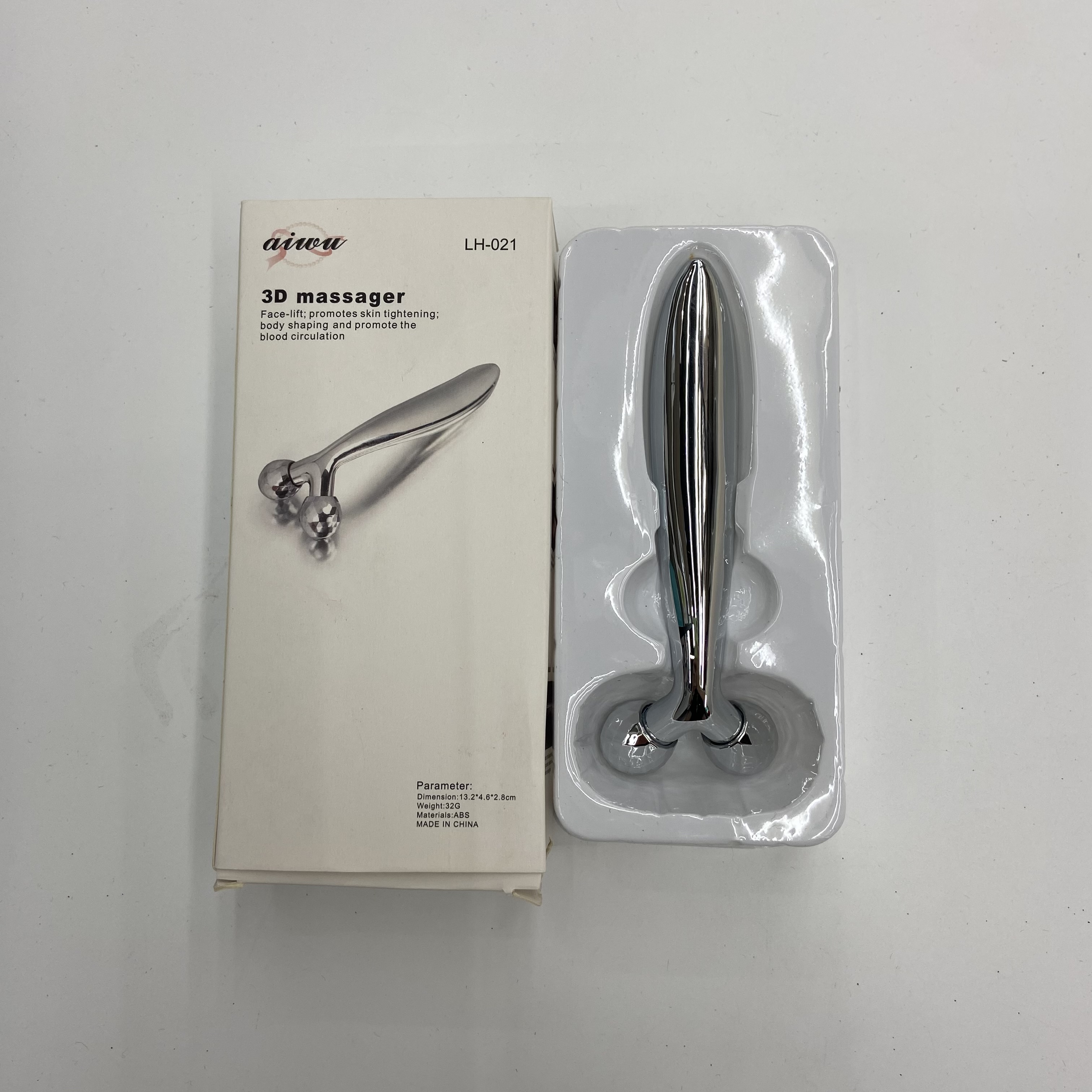 脸部按摩器 V脸滚轮手臂面部身体滚轮式按摩器双下巴