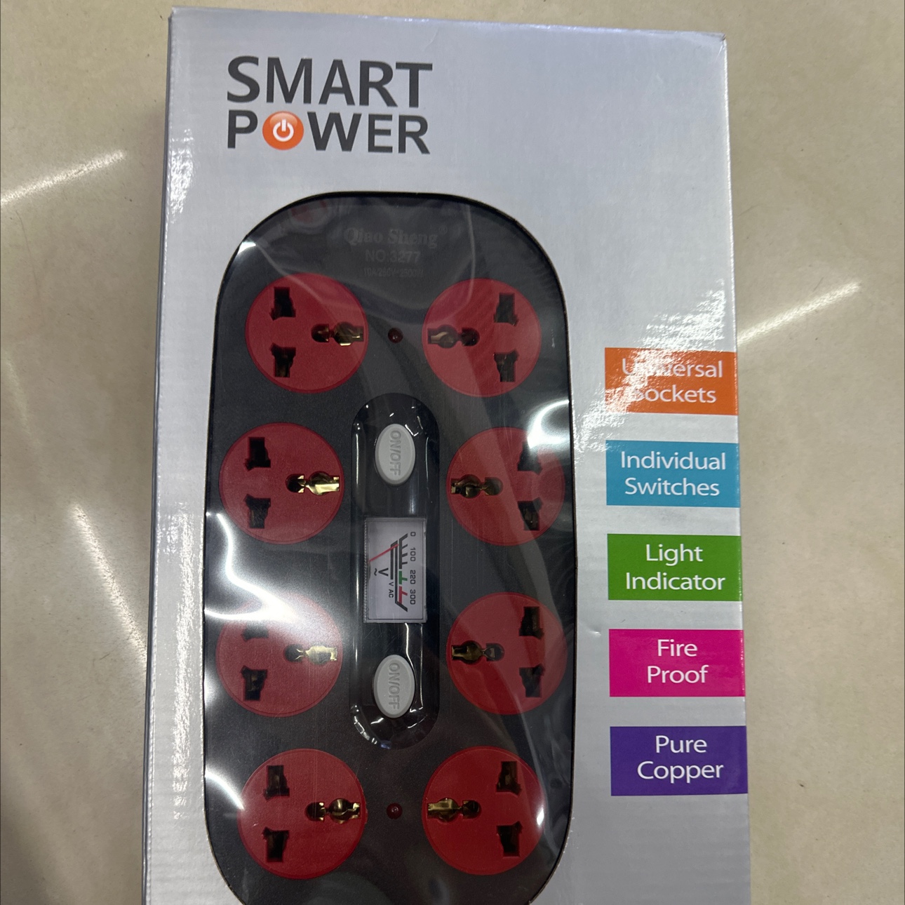 3277 USB带表插座