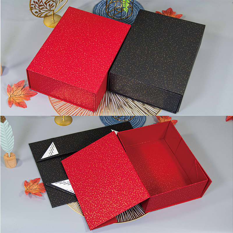 折叠盒特种纸长方形单盒礼物包装盒丝巾盒详情图2